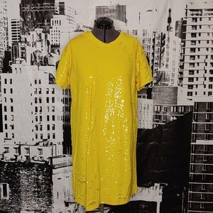 ELOQUII Sequin t shirt dress